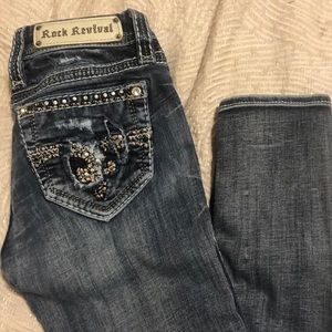 Rock revival size 26 skinny jeans